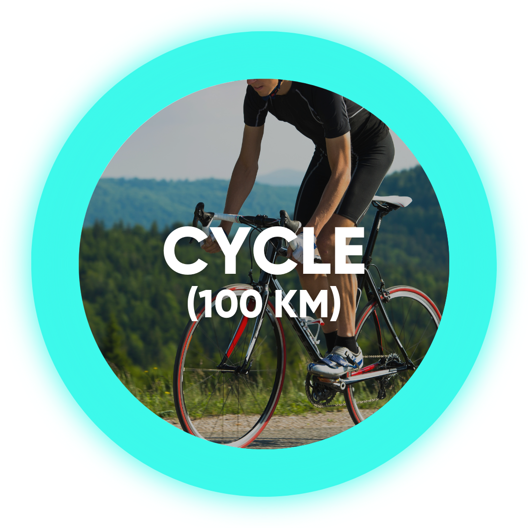 Cycle 100km icon