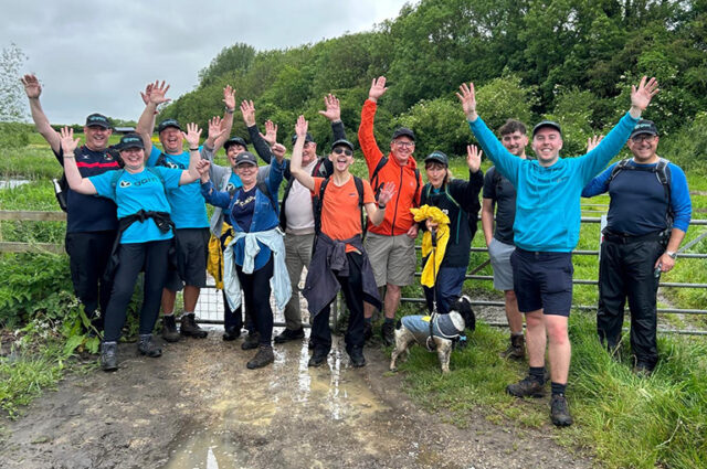 A group of people outdoors