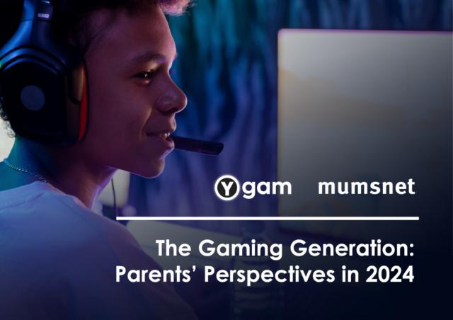 Child playing video game