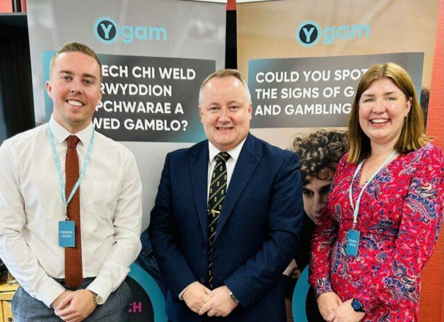 Dan Bliss, Jane Rigbye at the Senedd