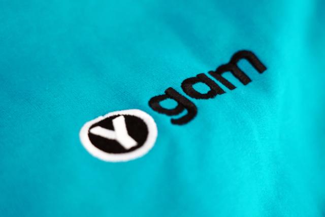 Ygam logo on hoodie